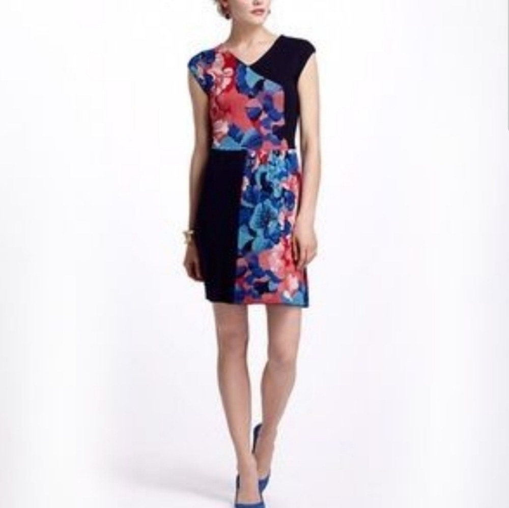 Leifsdottir floral block sleevless silk blend xs